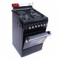 Blueflame 50x60cm 3 Gas Burners +1 Hot Plate Cooker NL6031E - Black