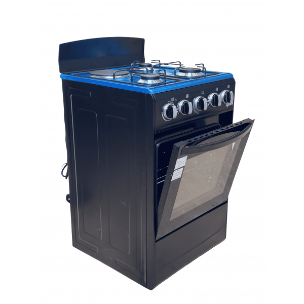 Spark Cooker SP5031 50x50cm 3 gas burners and 1 electric hotplate Stainless top