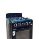 Spark Cooker SP5022 | 50x50cm Gas & Electric Cooker – 2 Gas Burners + 2 Electric Hotplate, Stainless Top