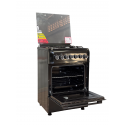 BlueFlame Cooker S6031EP-BC 60x60cm 3 gas burners and 1 electric plate