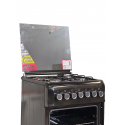 BlueFlame Cooker S6031EP-BC 60x60cm 3 gas burners and 1 electric plate
