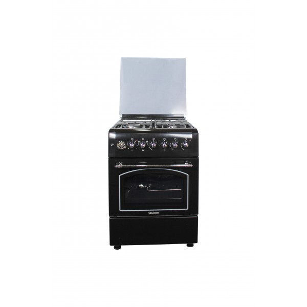 Blueflame rustic cooker T6031ERF - B  60 X 60 cm  3 gas and 1 hot plate black in color