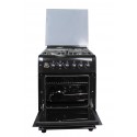 Blueflame rustic cooker T6031ERF - B  60 X 60 cm  3 gas and 1 hot plate black in color