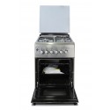 BlueFlame Cooker NL6031E 50x60cm 3gas burners and 1 electric plate with electric oven,  inox - stainless steel